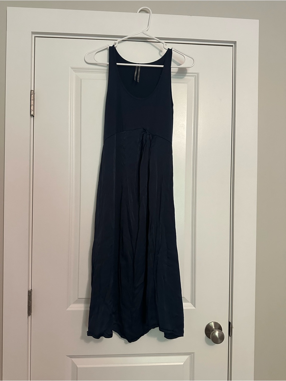 Anthropologie Navy Sleeveless Dress